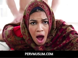 PervMuslim - Virgin Muslim Stepsister In Hijab fucks Stepbrother- Maya Farrell